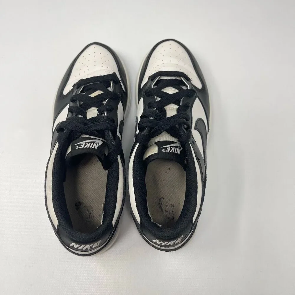 Nike Black White Dunk Low Sneaker Shoes CW1588-100 Kids Youth Size 3Y